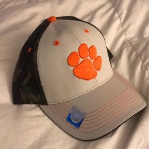 SOLDClemson grey and camo baseball hat